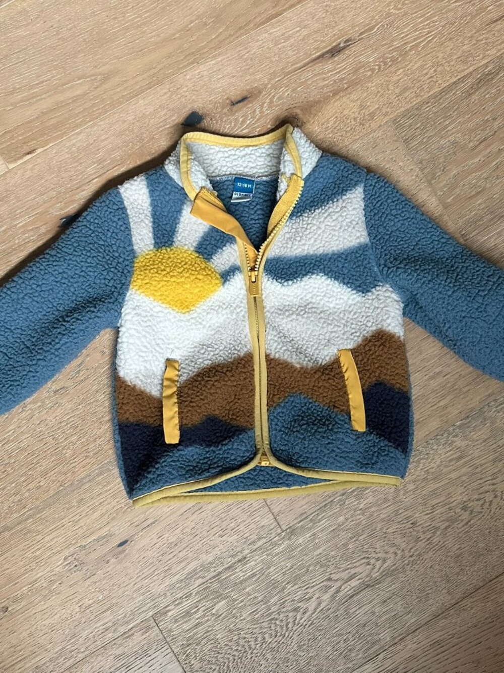 Old Navy Fleece Jacket 12–18M – Cozy Winter Zip-Up